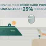 a woman reading a credit card